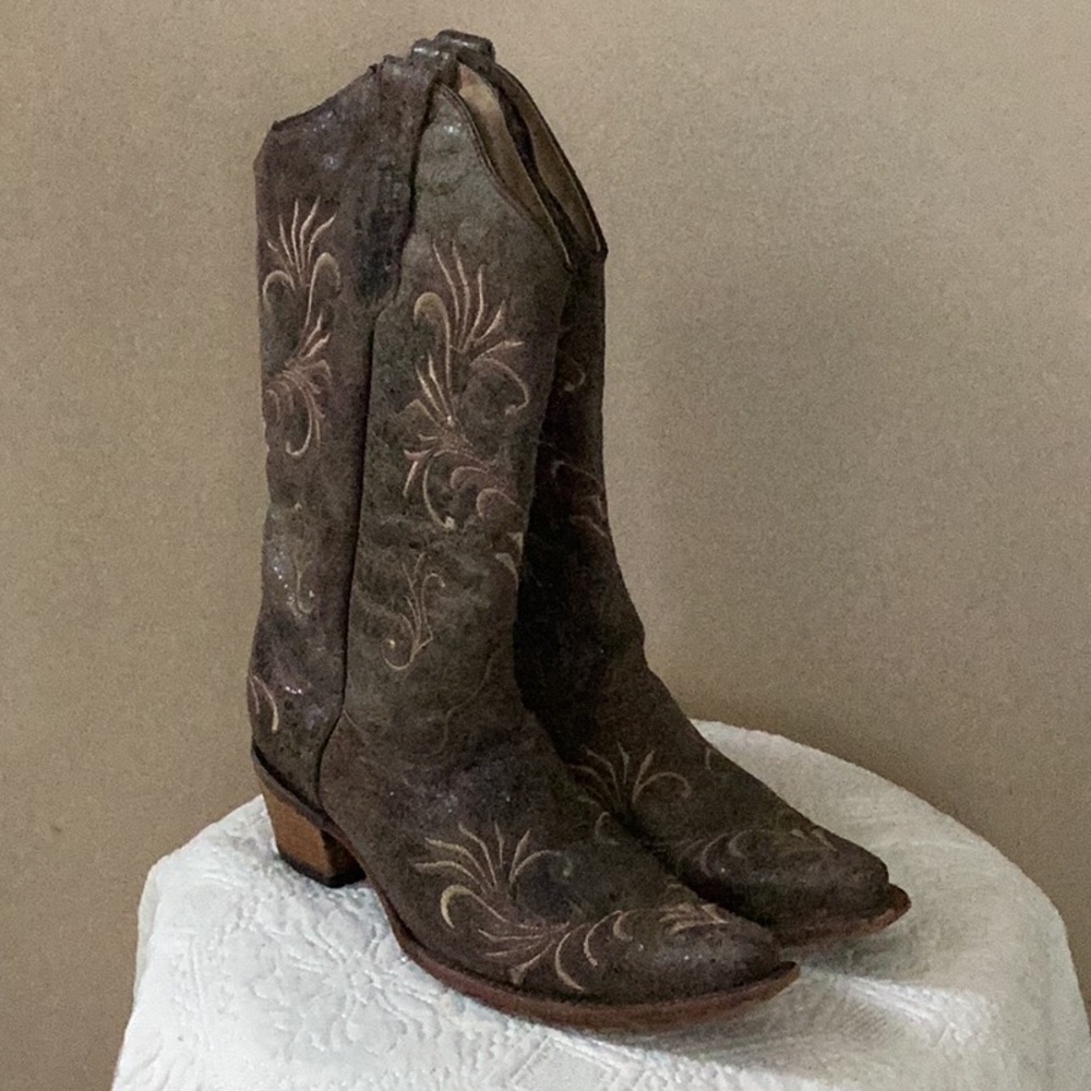 Ladies circle G L5133 embroidered boots